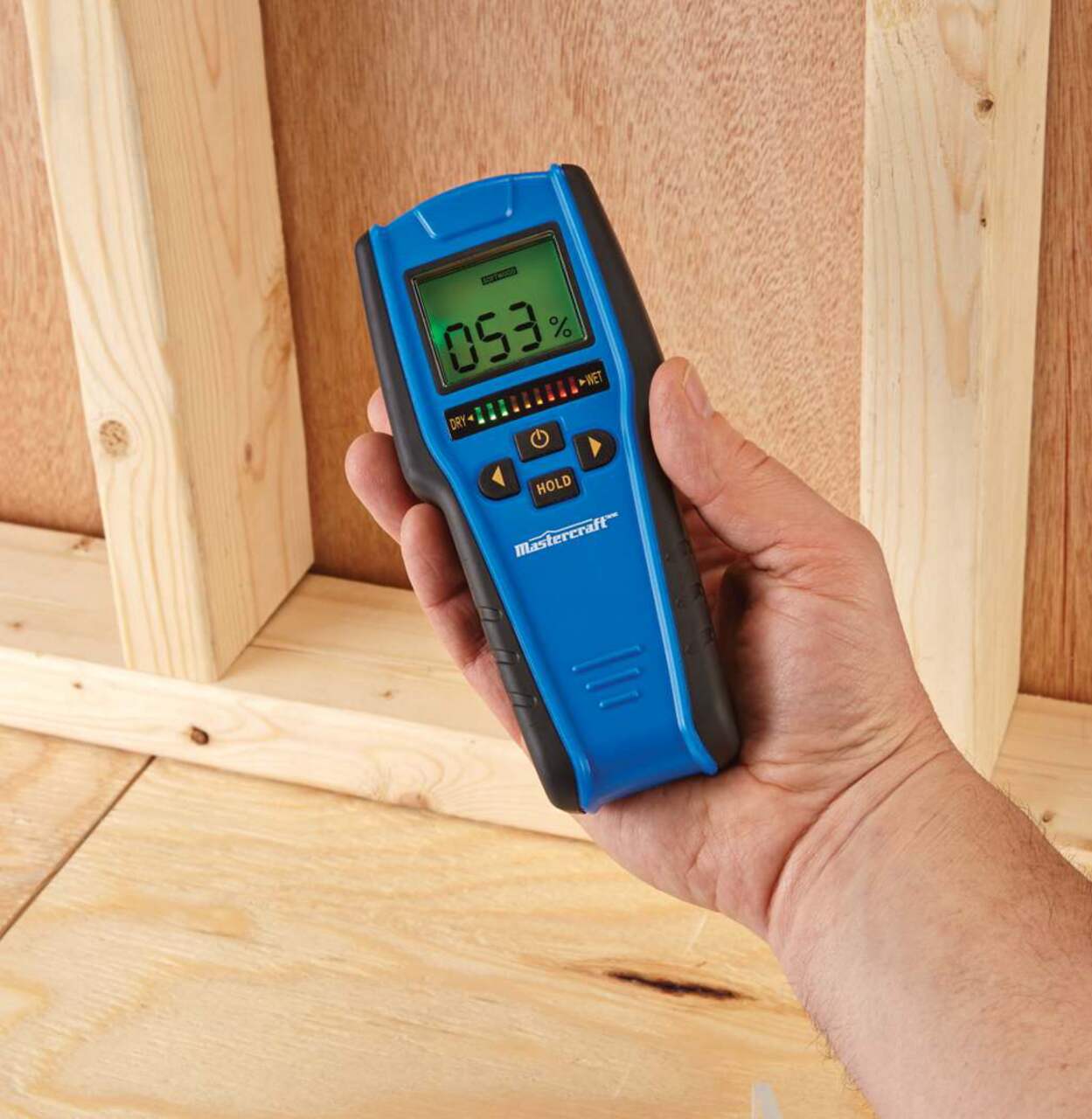 Humidimètre numérique, détecteur d'humidité pour bois, matériaux de  construction, bois de chauffage, murs, papier 