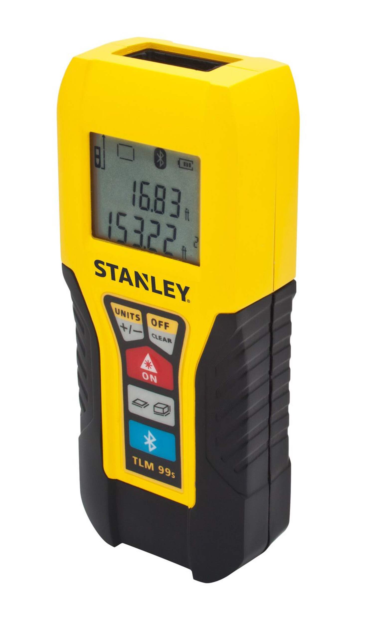 Stanley Bluetooth Laser Distance Measure Front_Three_Fourths_Angled_Left