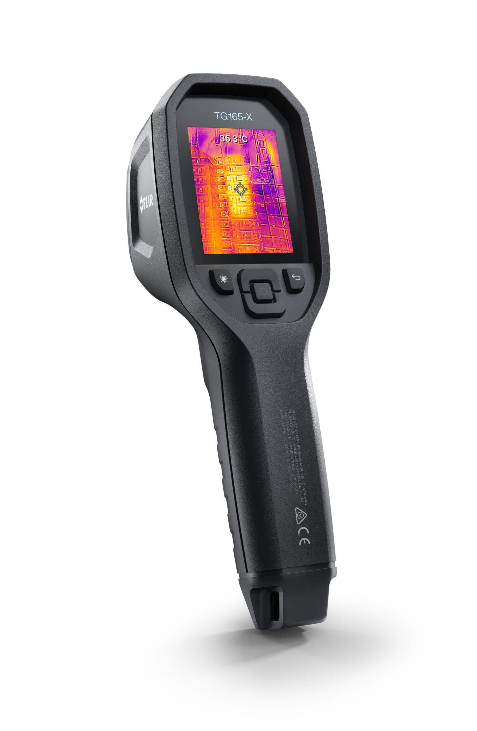 FLIR TG165-X Thermal Camera Front_Three_Fourths_Angled_Right