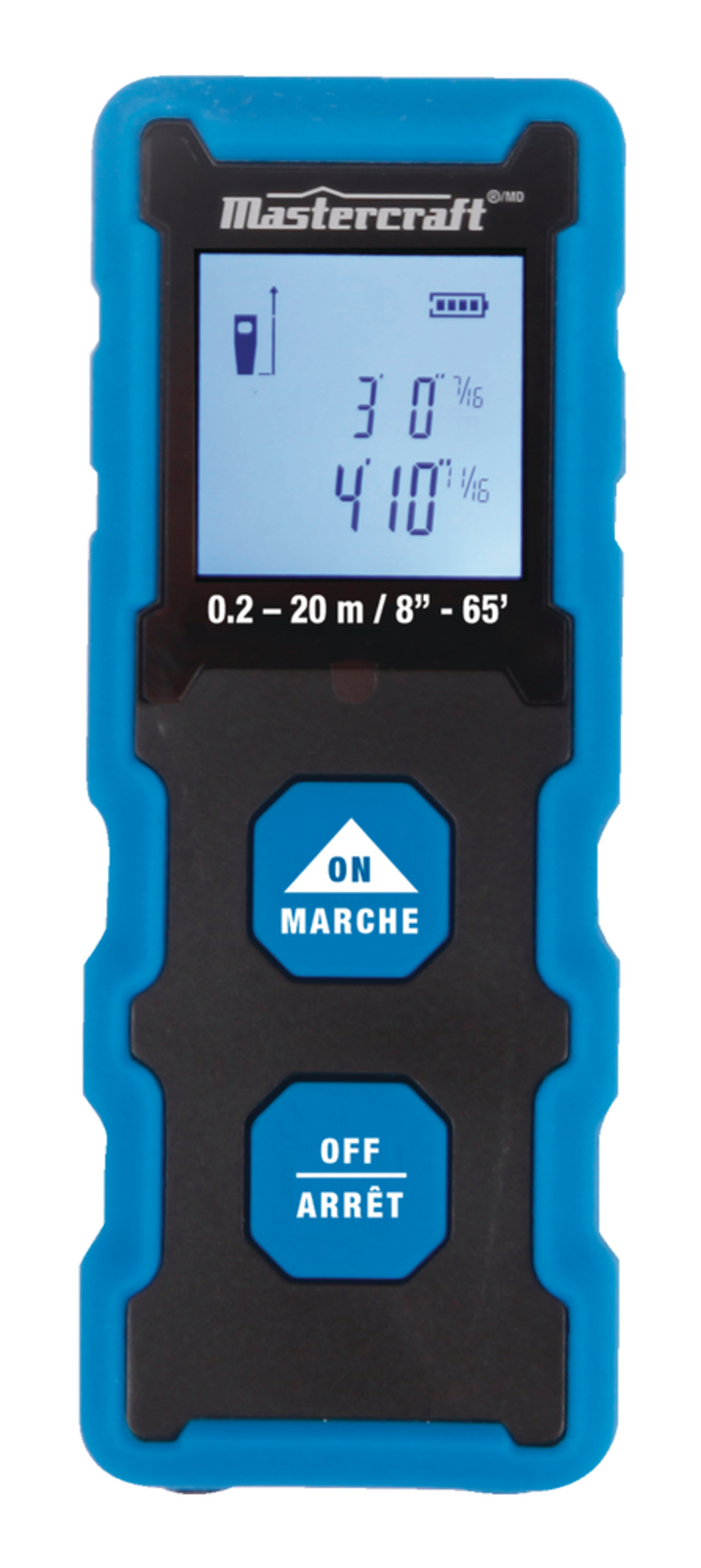 Mastercraft Laser Distance Meter/Measurer, 65ft Canadian Tire