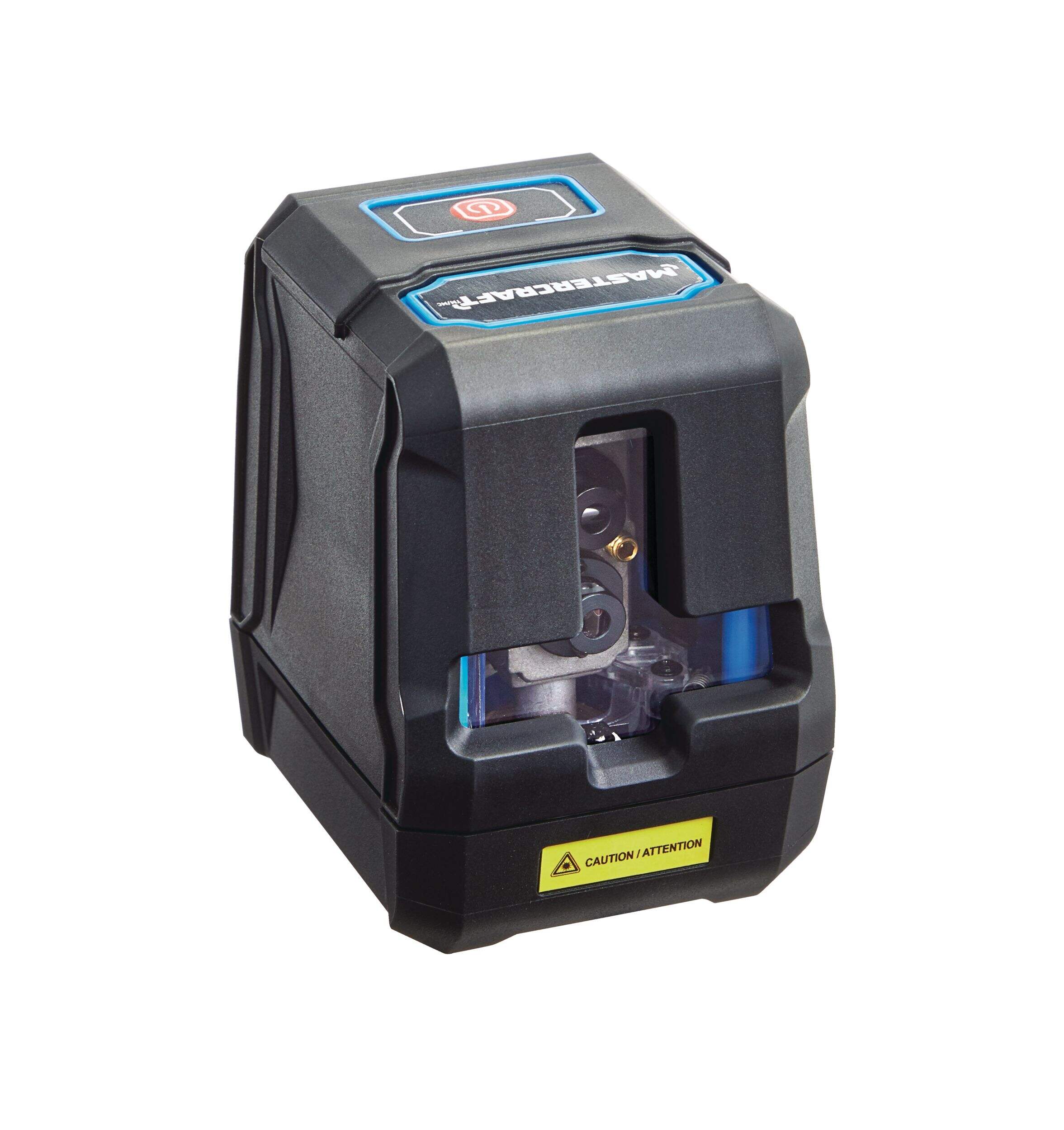 Mastercraft Red Self-Levelling Cross Line Laser, 30-ft Front_Three_Fourths_Angled_Right