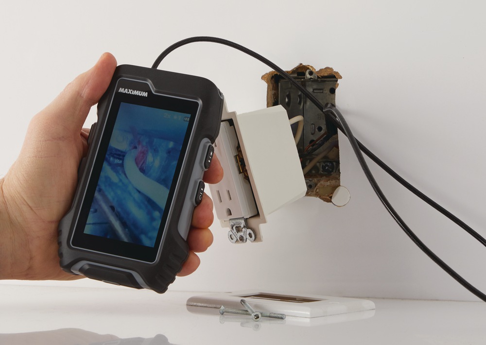 MAXIMUM 35.5in Cable Digital Inspection Camera with 4.3in LCD Screen