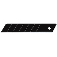 OLFA HBB-5B 1125383 Extra Heavy-Duty Snap-Off Blades, 25-mm, Black, 5-pk Front_Flat