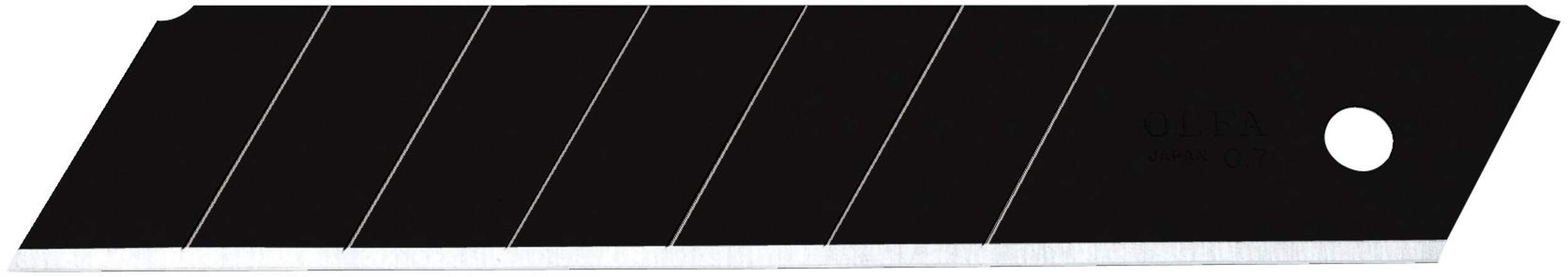OLFA HBB-5B 1125383 Extra Heavy-Duty Snap-Off Blades, 25-mm, Black, 5-pk Front_Flat