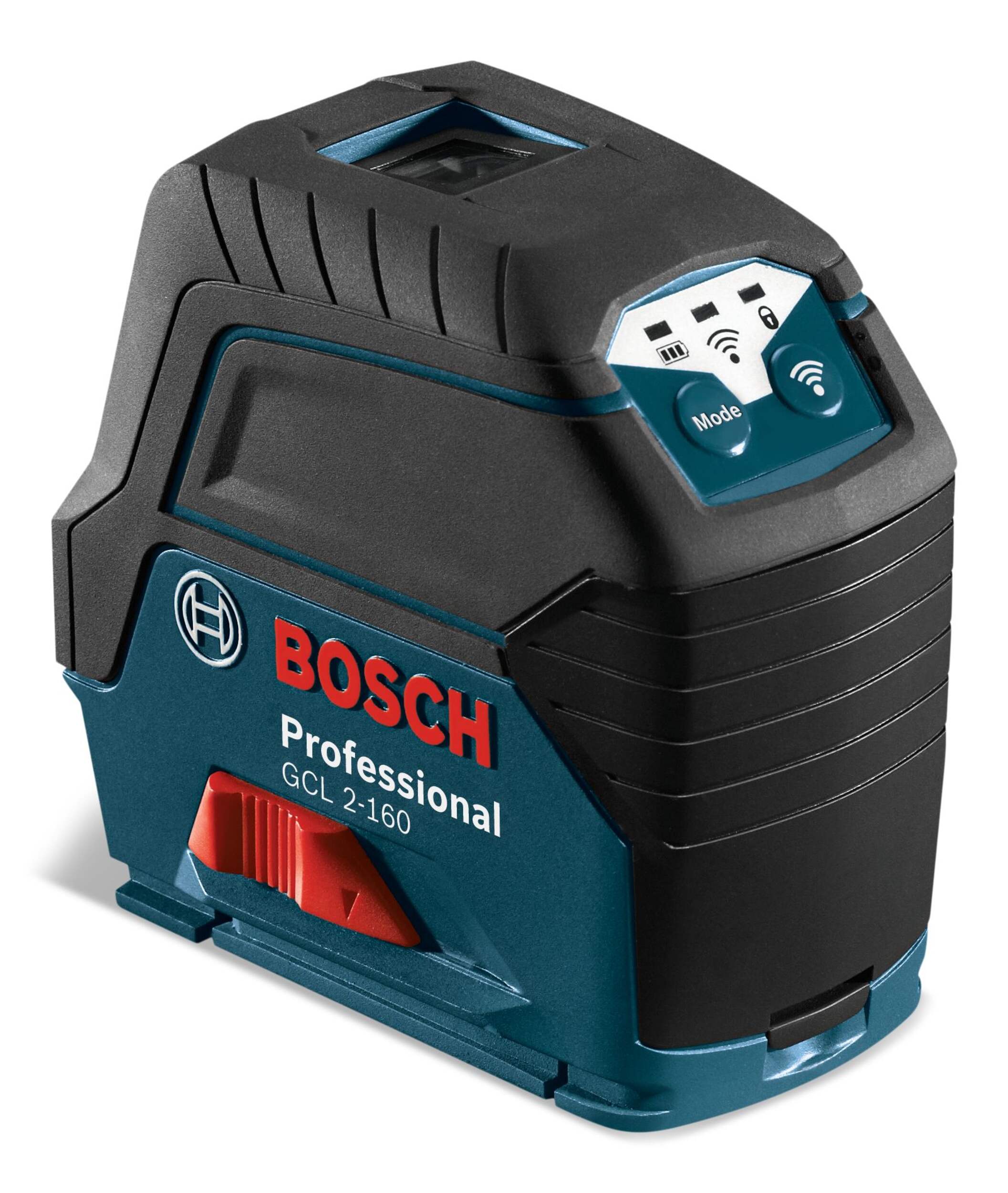 Laser en croix point aplomb rouge Bosch GCL 2-160 Front_Three_Fourths_Angled_Left