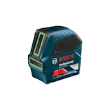 Bosch GLL 100G Green Cross Self-Levelling Cross-Line Laser Front_Three_Fourths_Angled_Right