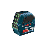 Bosch GLL 100G Green Cross Self-Levelling Cross-Line Laser Front_Three_Fourths_Angled_Right