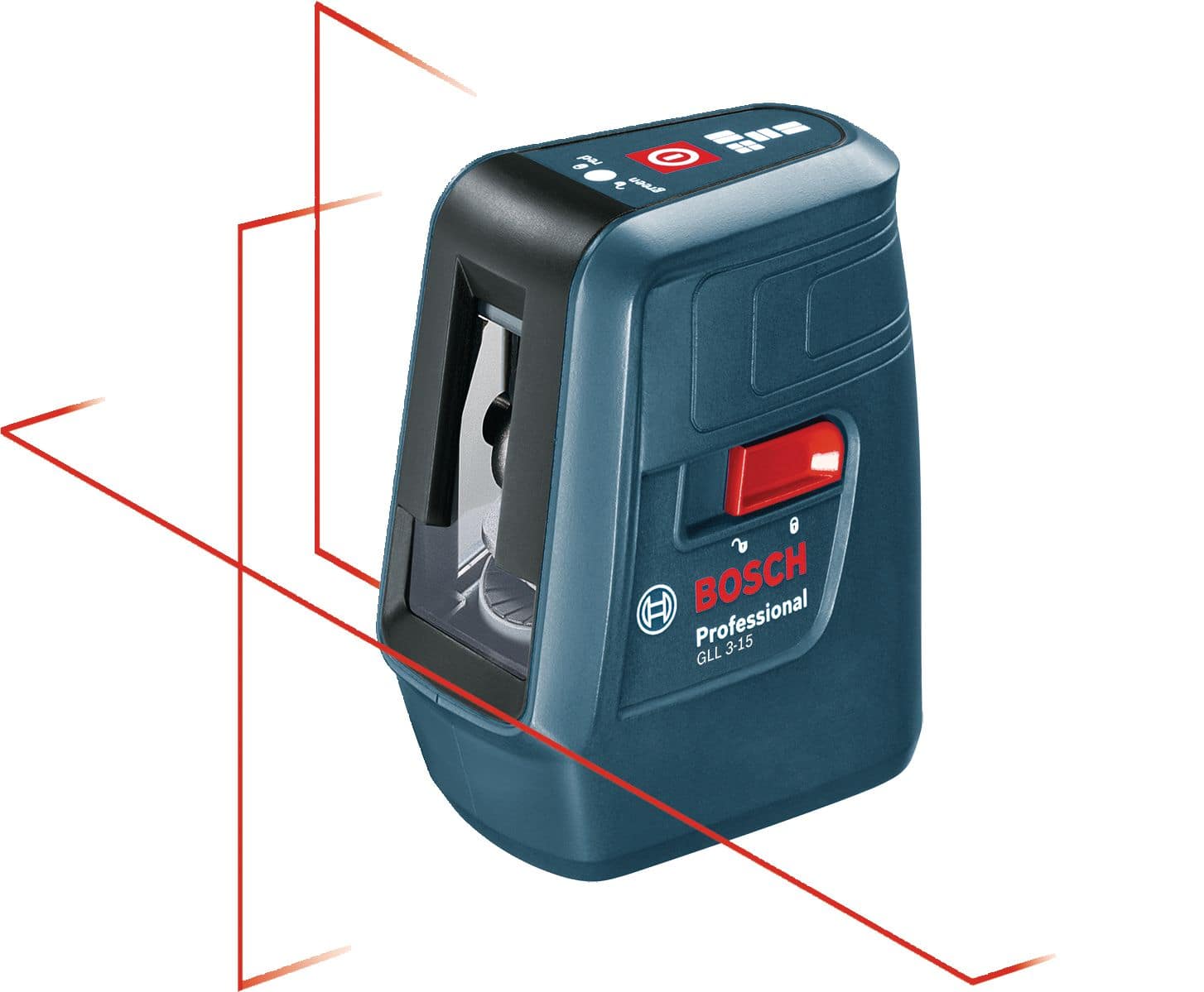 Bosch GLL 3 15 3 Line Cross Line Laser 50 ft