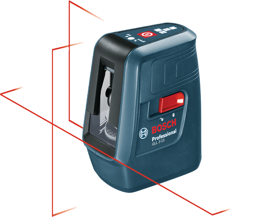 Bosch GLL 315 3 Line Cross Line Laser, 50ft Canadian Tire