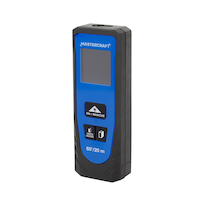 Mastercraft Laser Distance Measure, 20-m/65-ft Front_Three_Fourths_Angled_Left