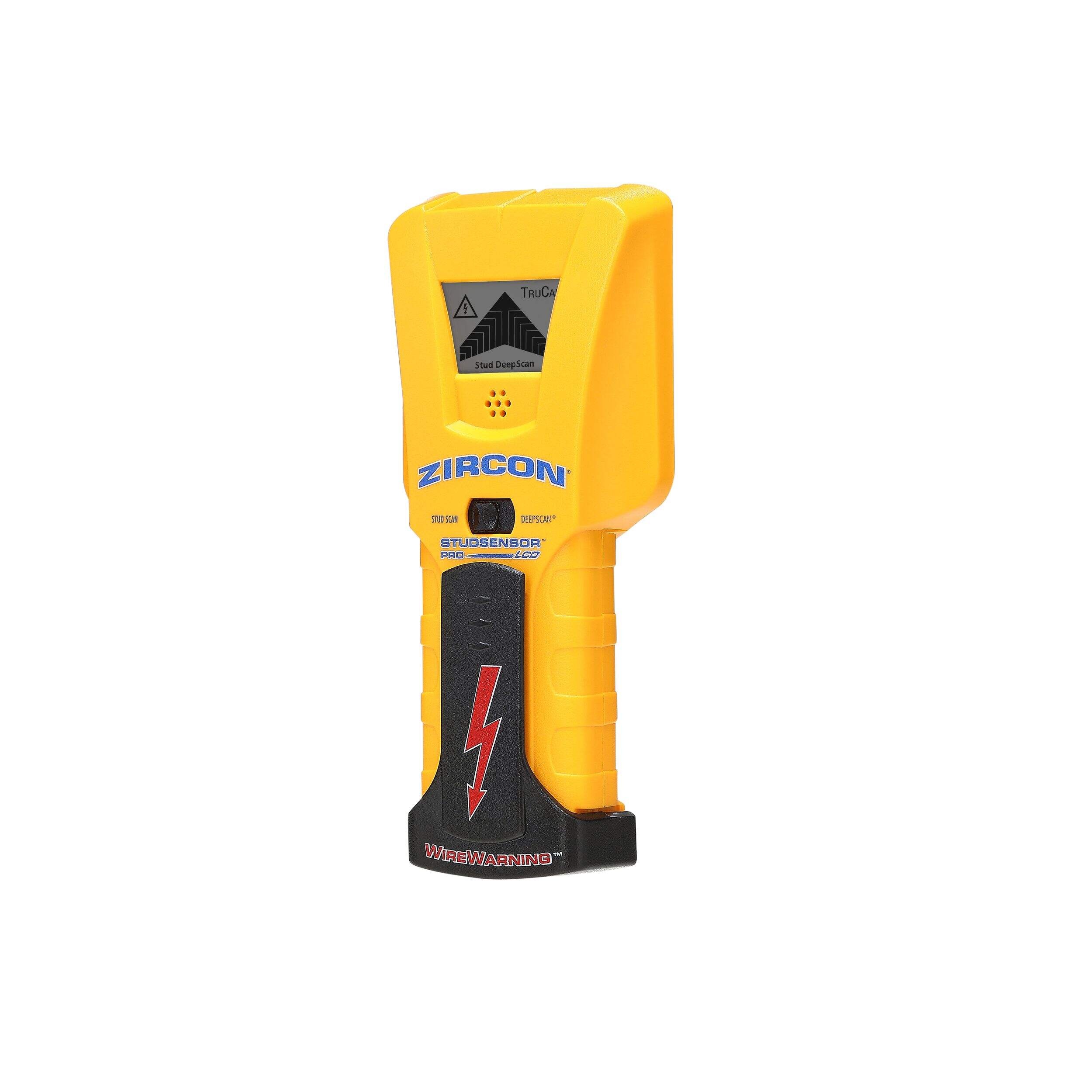 Zircon Pro LCD Stud Sensor & Level Front_Three_Fourths_Angled_Left