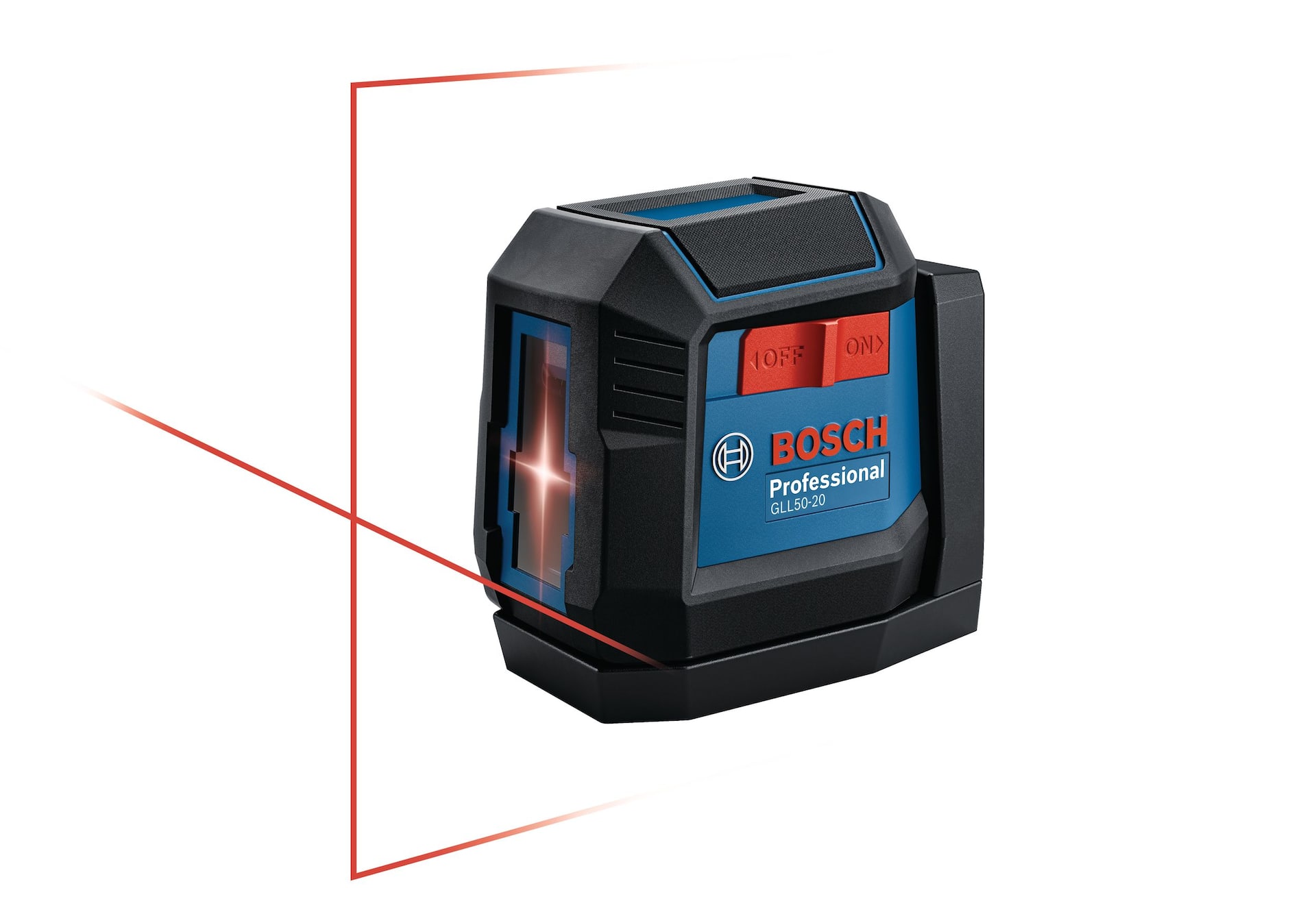 Bosch Professional GLL50 20 Self Leveling Cross Line Laser Kit Red Beam 50 ft