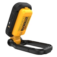 DEWALT USB-C Rechargeable LED Task Light with Magnetic Base & Hanging Hook, 1000 Lumen Front_Angled_Right