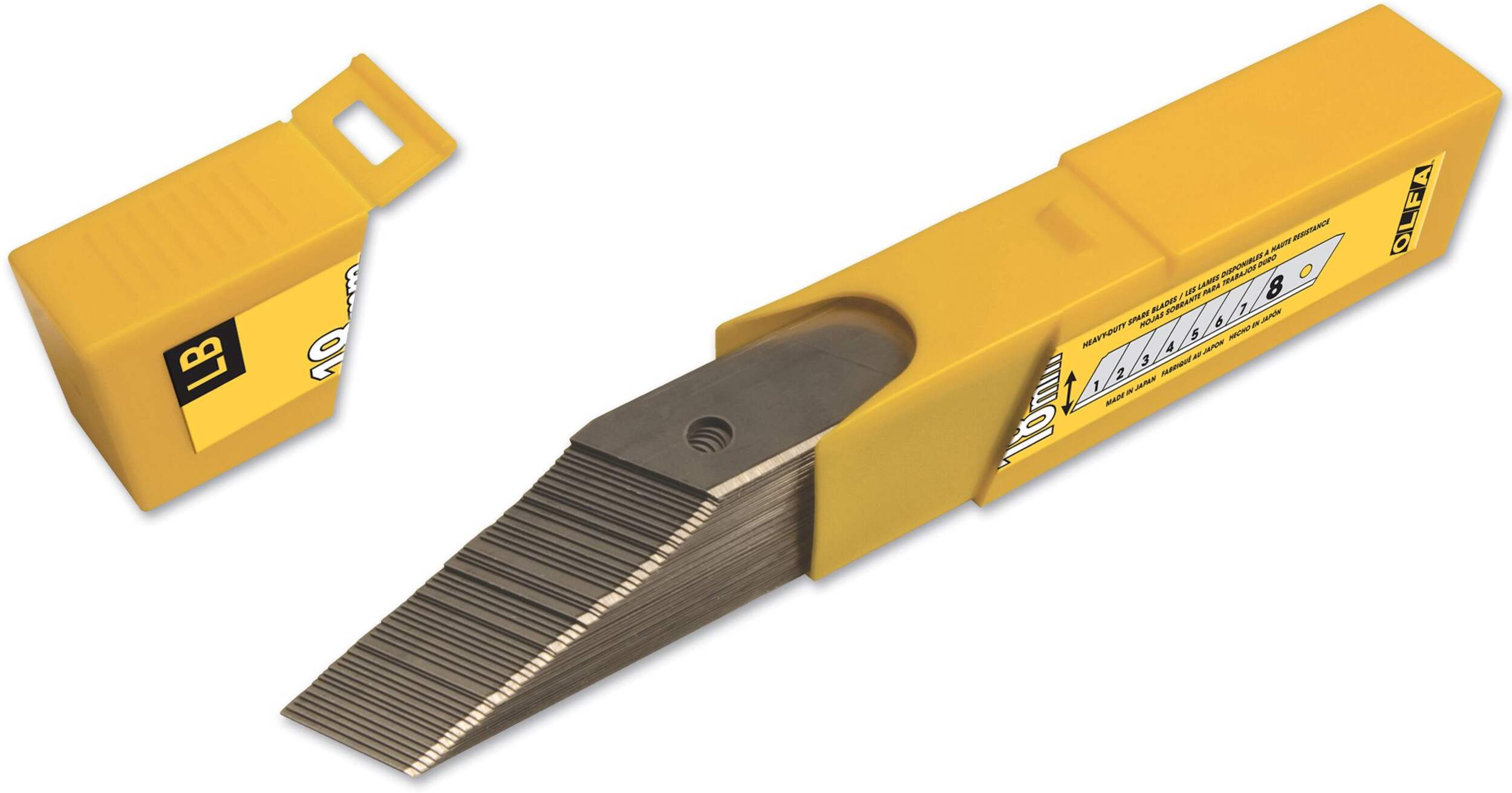 OLFA LB-50B 5016 Heavy-Duty Snap-Off Blades, 18-mm, 50-pk Front_Angled_Left