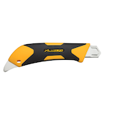 Couteau tout usage robuste à lame cassable à prise confortable OLFA L-5 1116110, 18 mm, jaune/noir Front_Angled_Right