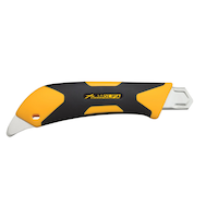 Couteau tout usage robuste à lame cassable à prise confortable OLFA L-5 1116110, 18 mm, jaune/noir Front_Angled_Right