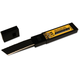 OLFA LBB-10B 9070 Pro Ultra-Sharp Heavy-Duty Snap-Off Blades, 18-mm, Black, 10-pk Front_Angled_Left