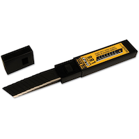 OLFA LBB-10B 9070 Pro Ultra-Sharp Heavy-Duty Snap-Off Blades, 18-mm, Black, 10-pk Front_Angled_Left