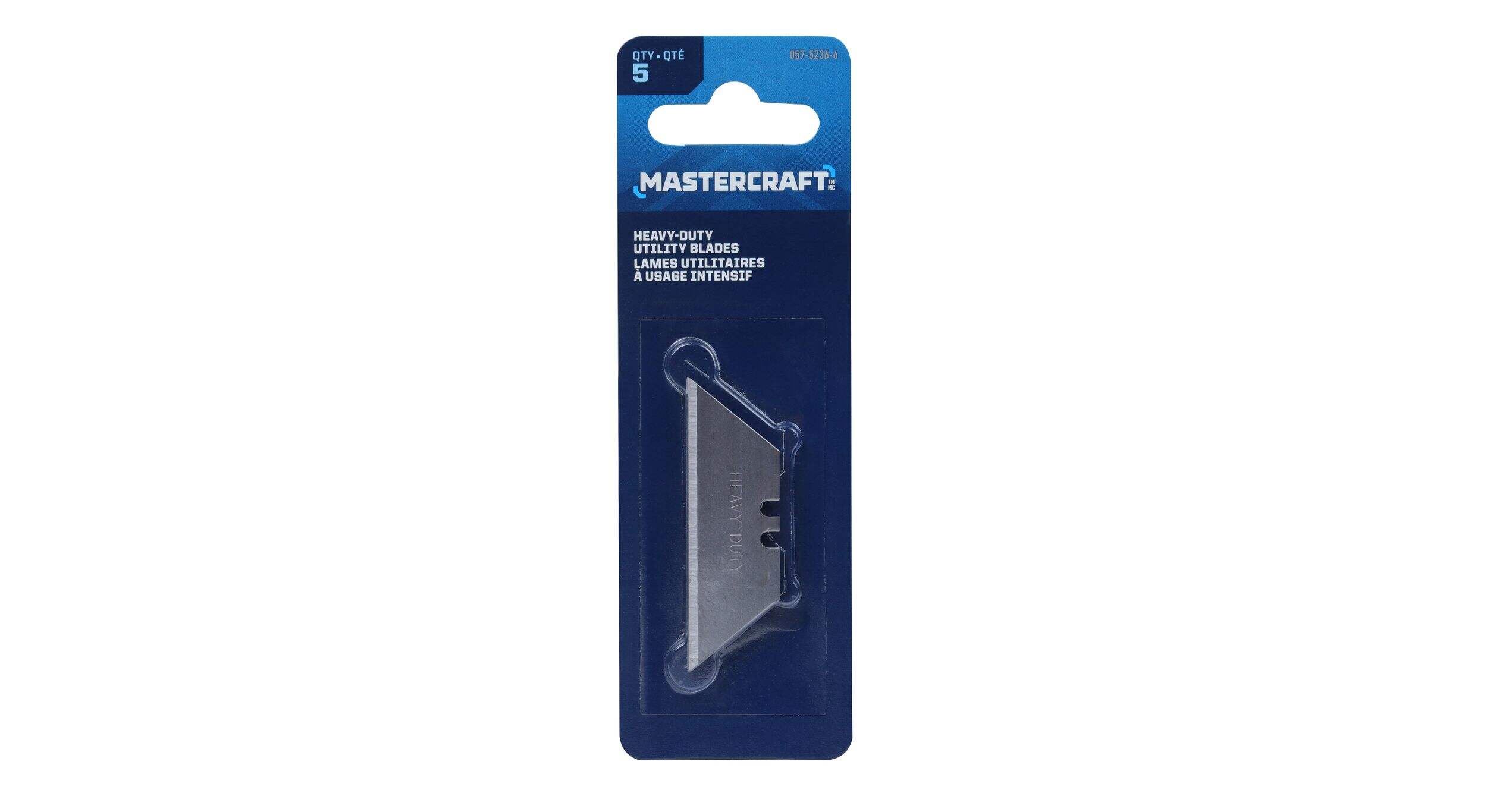 Mastercraft Heavy-Duty Utility Blades, 5-pk Front_Flat