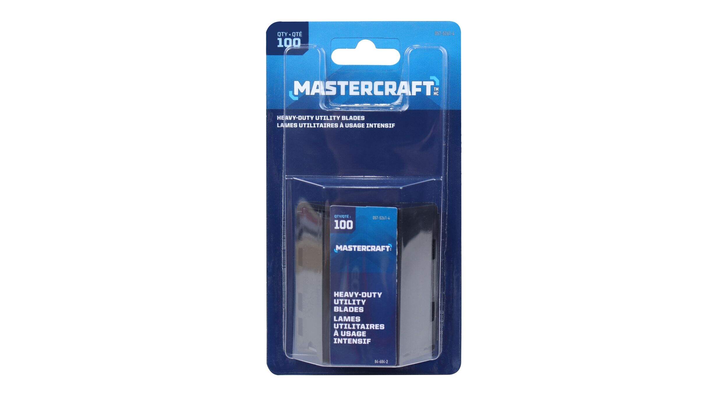 Mastercraft Heavy-Duty Utility Blades, 100-pk Front_Flat