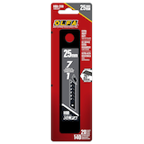 OLFA HBB-20B 1082209 Pro Ultra-Sharp Extra Heavy-Duty Snap-Off Blades, 25-mm, Black, 20-Pack Front_Flat