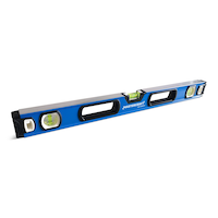 Mastercraft Aluminum Box Level, 24-in, Blue Front_Angled_Right