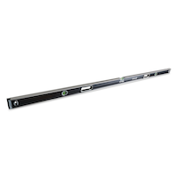 MAXIMUM Aluminum Magnetic Box Spirit Level, 78-in, Black Front_Three_Fourths_Angled_Right