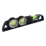MAXIMUM Die-Cast Aluminum Magnetic Torpedo Level, 9-in, Black Front_Angled_Right