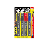 Sharpie Pro Fine Tip Markers, 4-pk Front_Flat