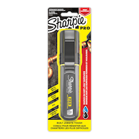 Sharpie PRO Permanent Marker, XL Chisel Tip, Black, 1 Count Front_Flat