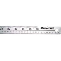 Mastercraft Aluminum Metre/Yardstick, 39-in, Silver Front_Flat