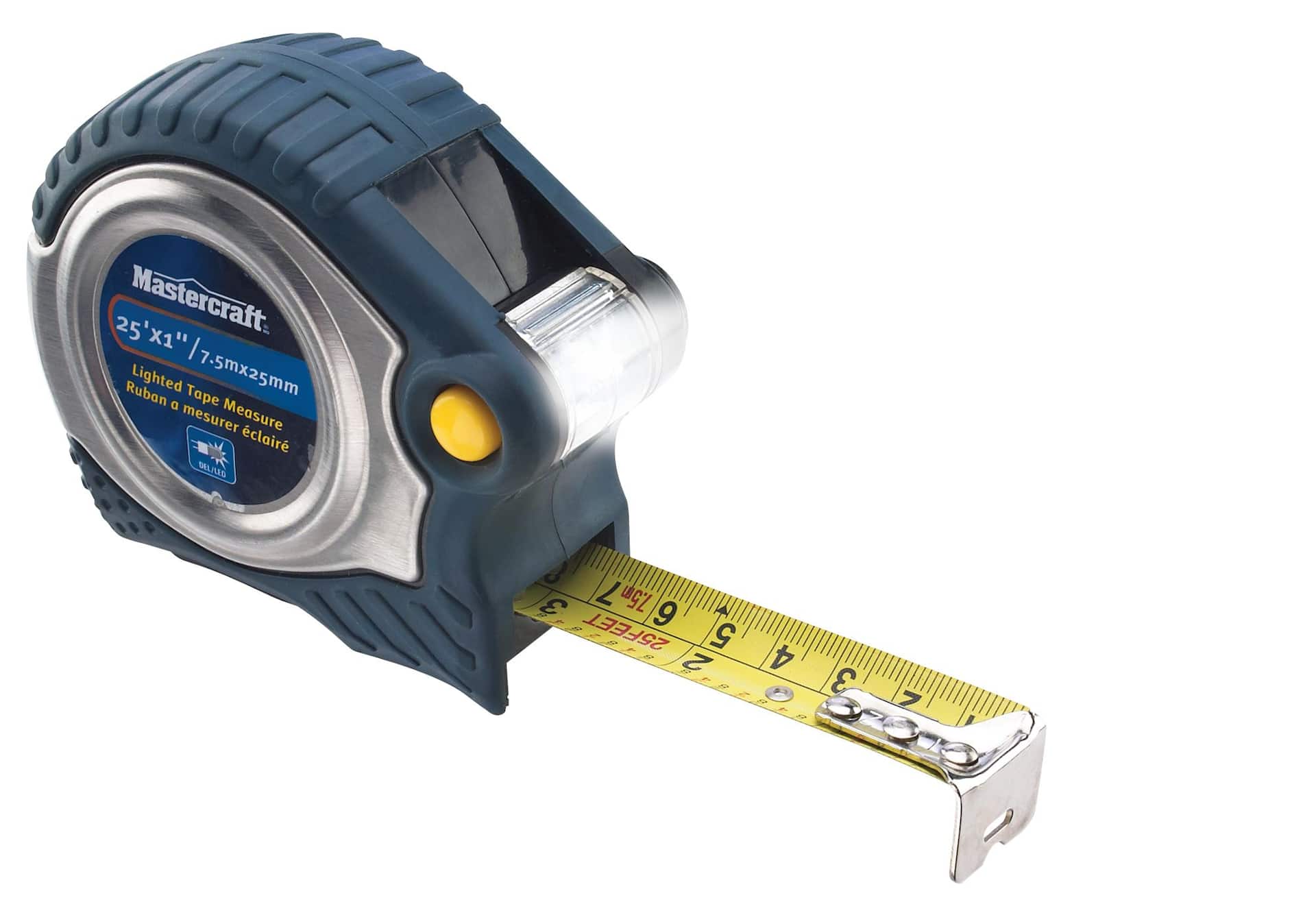 Tape measure shop with light