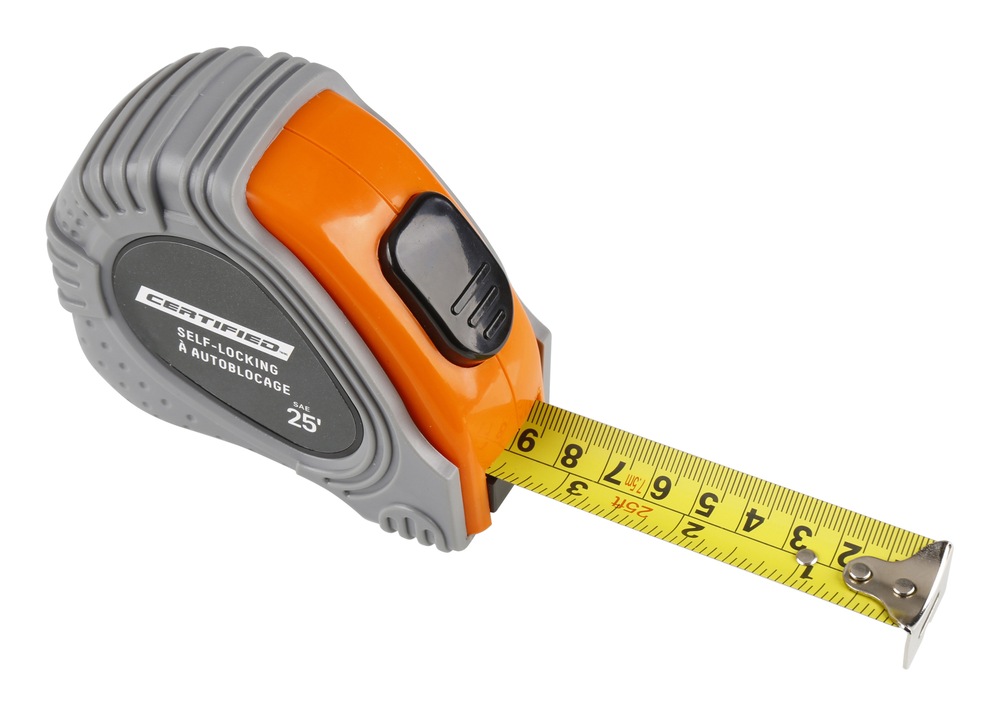 Certified Auto Lock Tape Measure, 25ft Canadian Tire