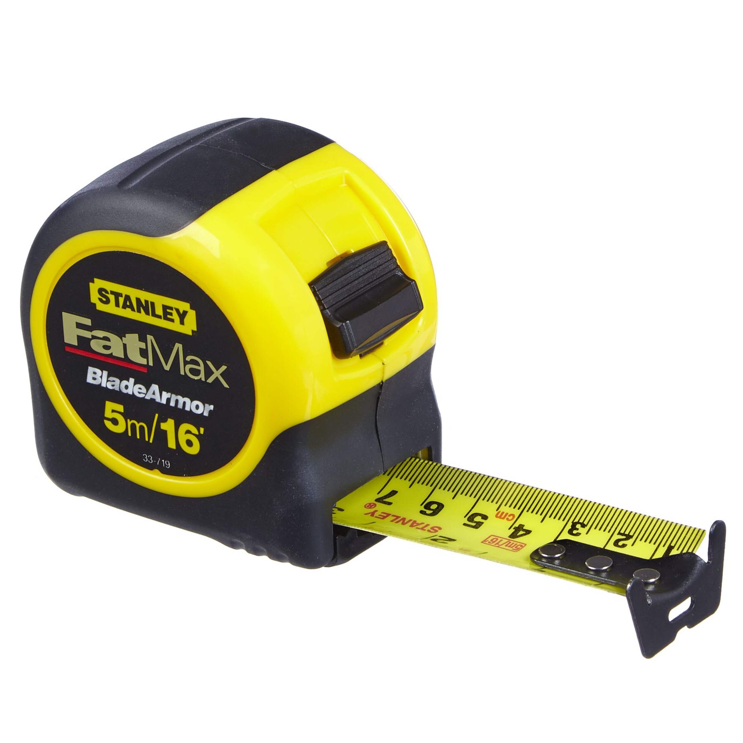 Stanley FatMax Tape Measure, 16-ft/5 m Front_Angled_Right