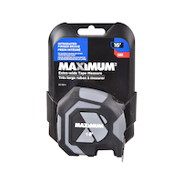 MAXIMUM Tape Measure, 16-ft Front_Flat