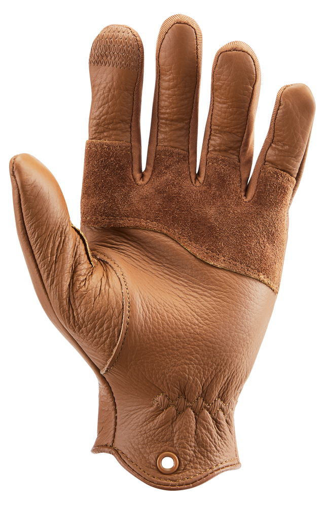 Gants de travail en cuir de qualité supérieure à poignets Velcro MAXIMUM,  brun, tailles variées