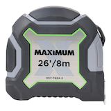MAXIMUM Tape Measure, 26-ft Front_Flat