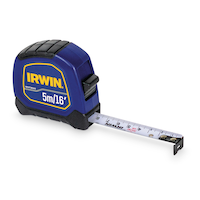 IRWIN IWHT36343 Bi-Material Tape Measure, 16-ft Front_Angled_Right