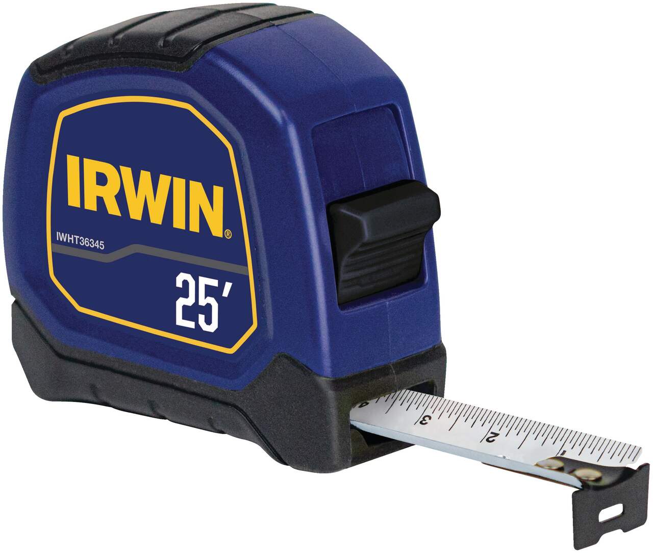 IRWIN IWHT36345 Bi-Material Tape Measure, 25-ft
