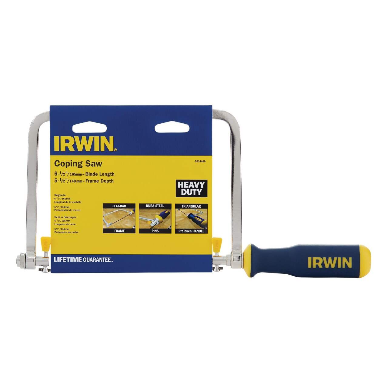 IRWIN Marples 6.5-in High-carbon Steel Fine Finish Cut Coping Saw