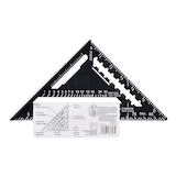 MAXIMUM Plastic Heavy-Duty ABS Square, 7-in, Black Front_Flat