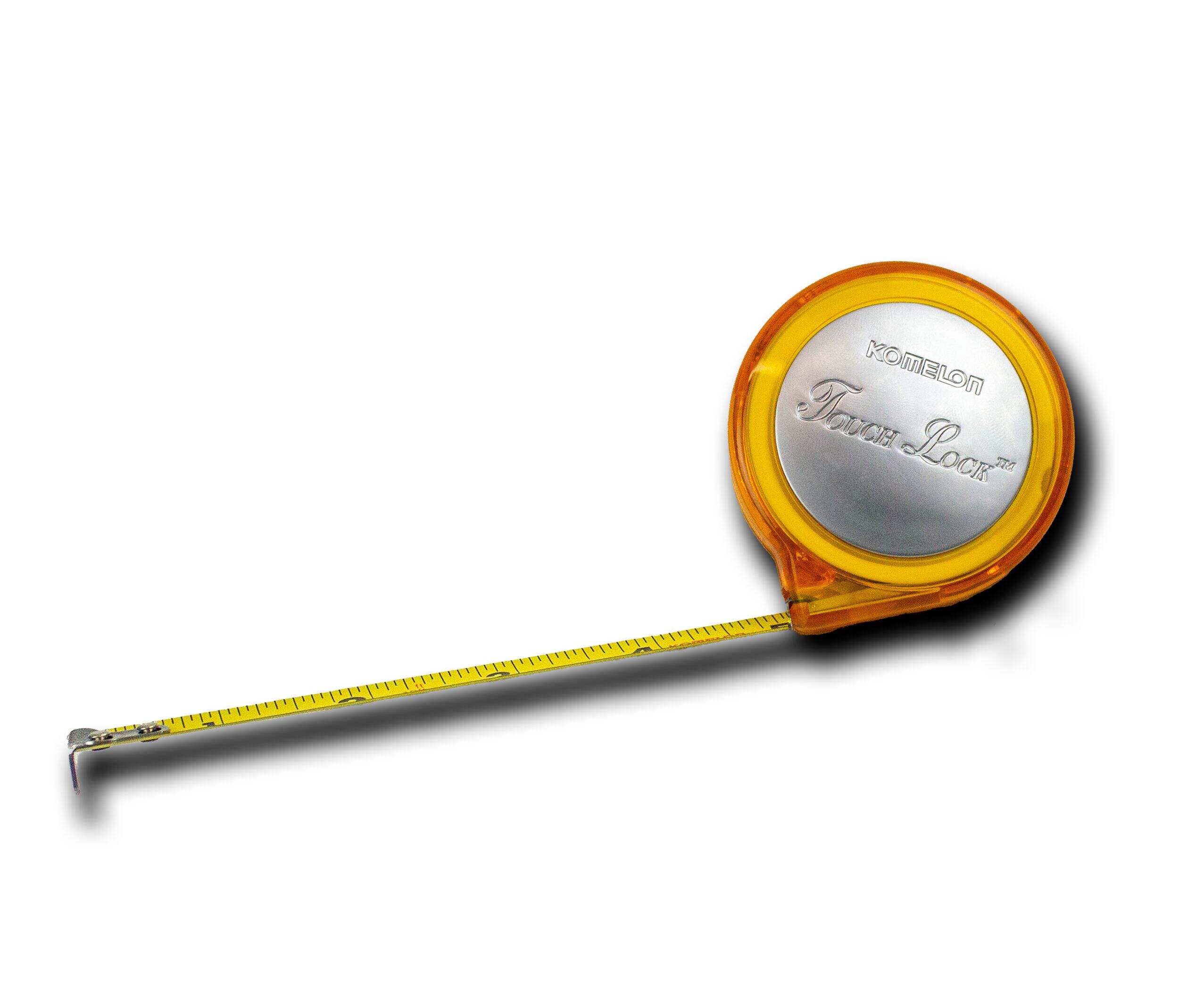 Komelon Touch Lock Compact Tape Measure with Magnetic Back, 10-ft Overhead_Flat