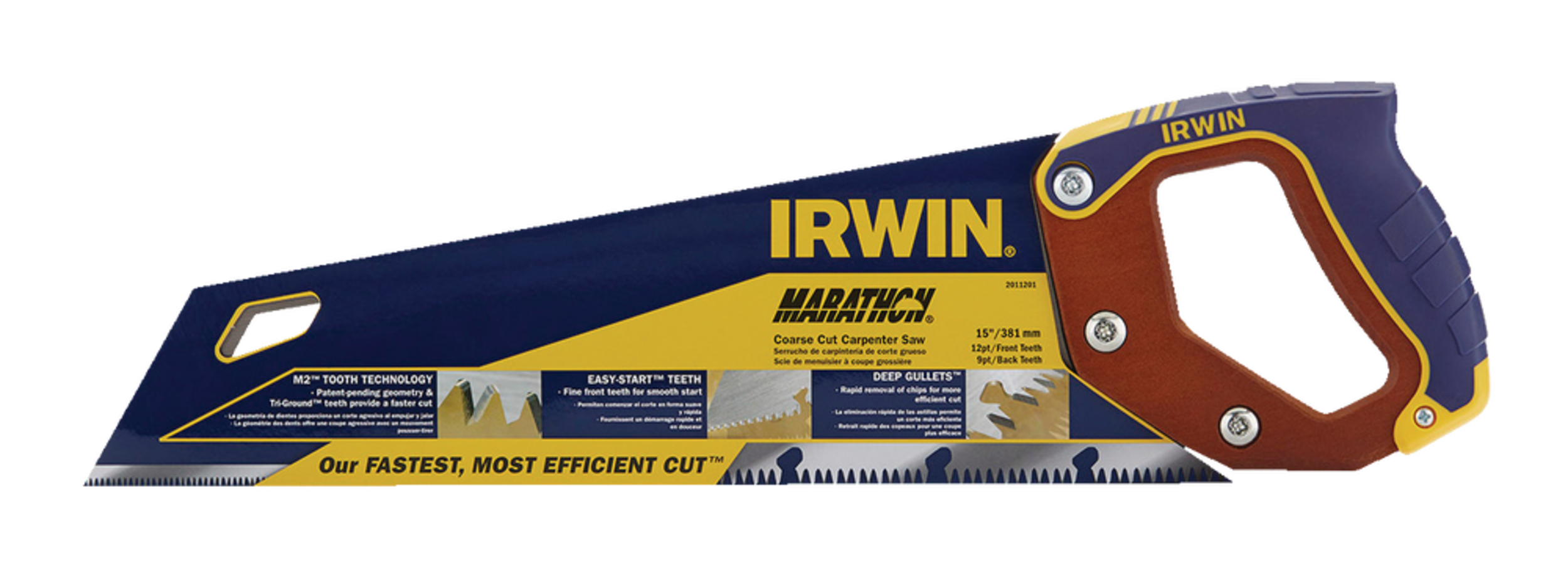 IRWIN 2011201 Marathon 8TPI Hand Saw, 15in Canadian Tire