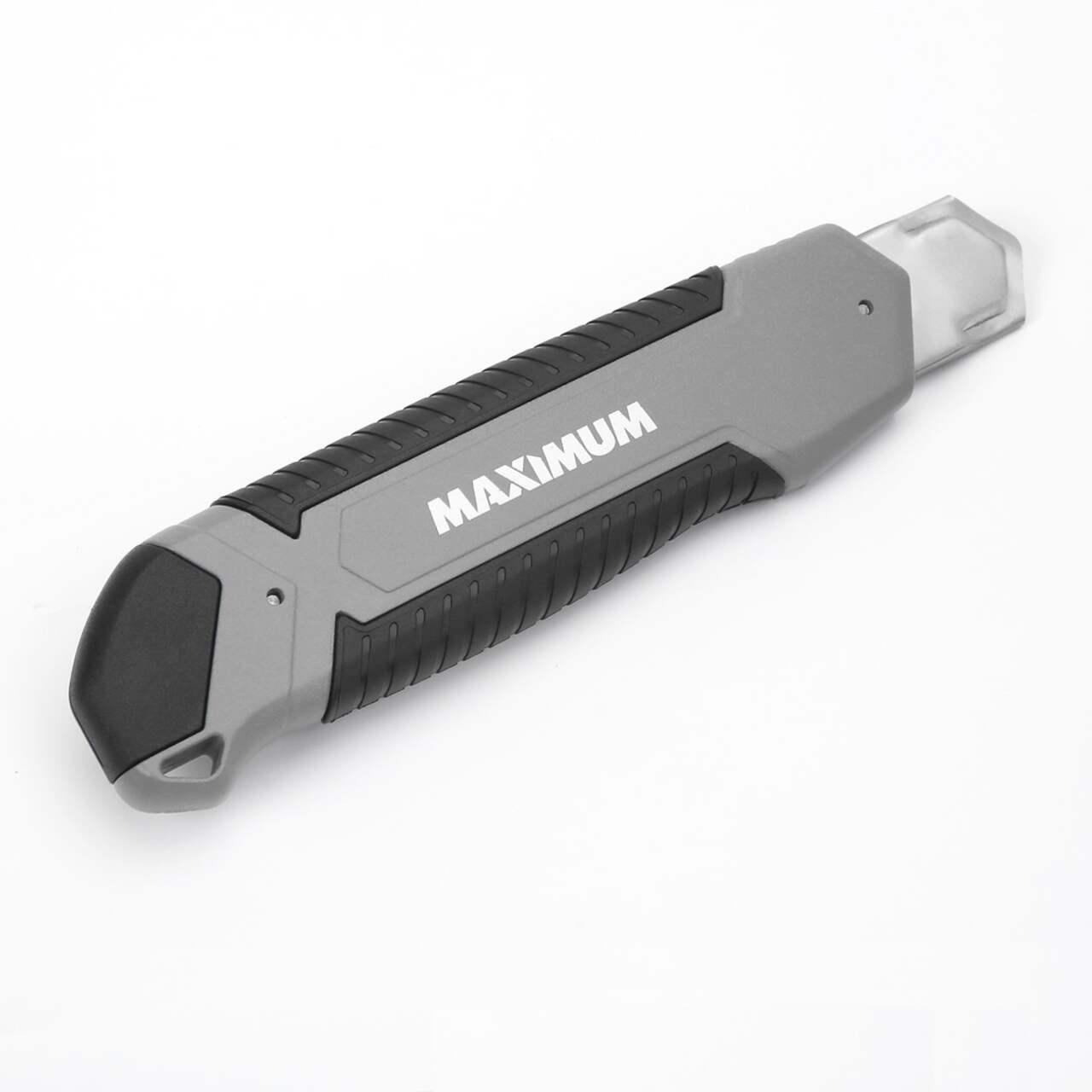 MAXIMUM Snap-Off Utility Knife, 25-mm, Silver/Black