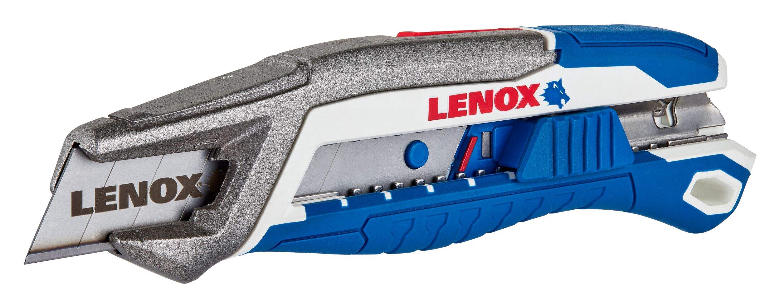 Lenox Fast Snap Snap-Off Knife, 18-mm Front_Three_Fourths_Angled_Left