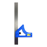 Mastercraft Acrylic Combination Square, 12-in, Silver Overhead_Flat