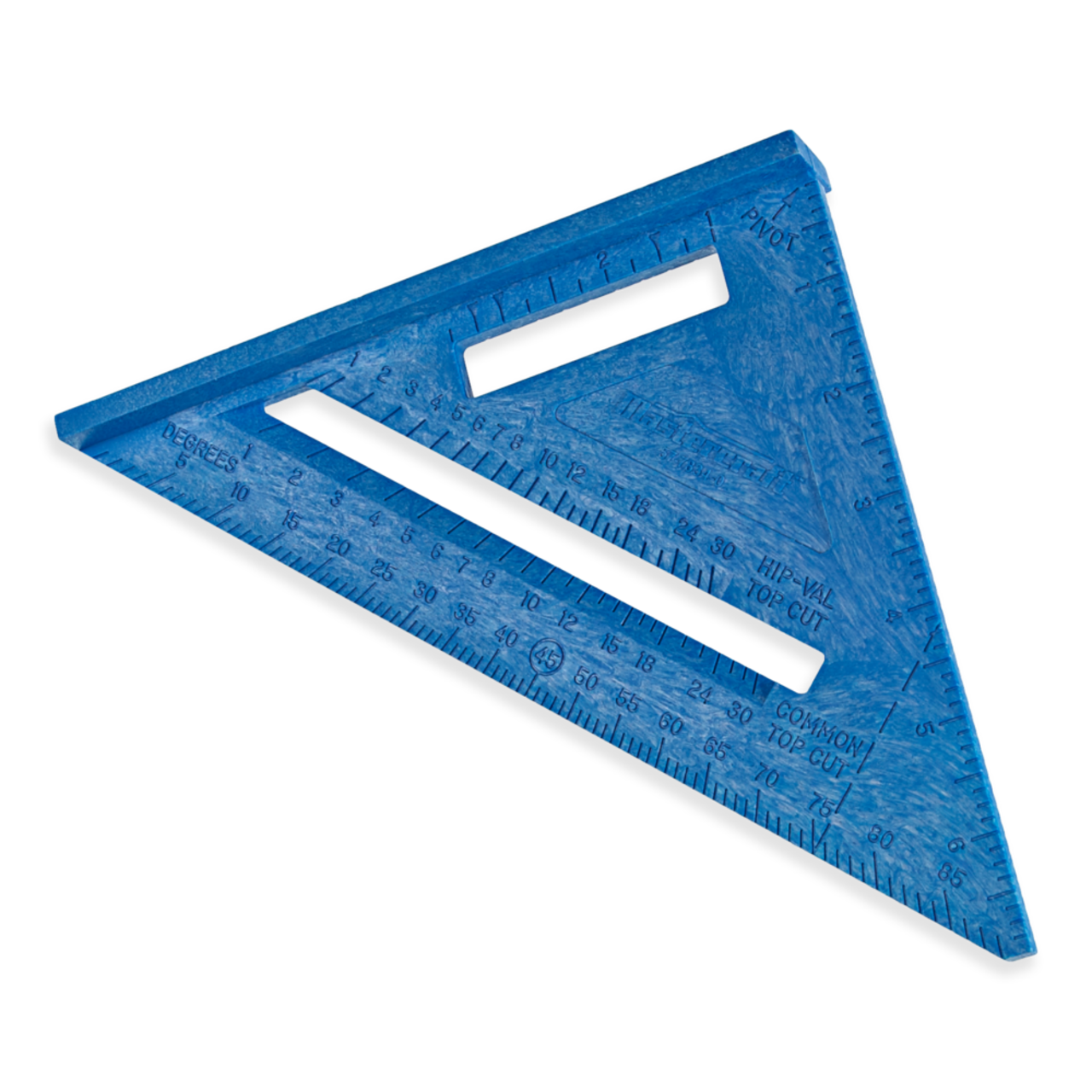Équerre de charpentier en plastique Mastercraft, 7-1/2 x 10 po, bleu