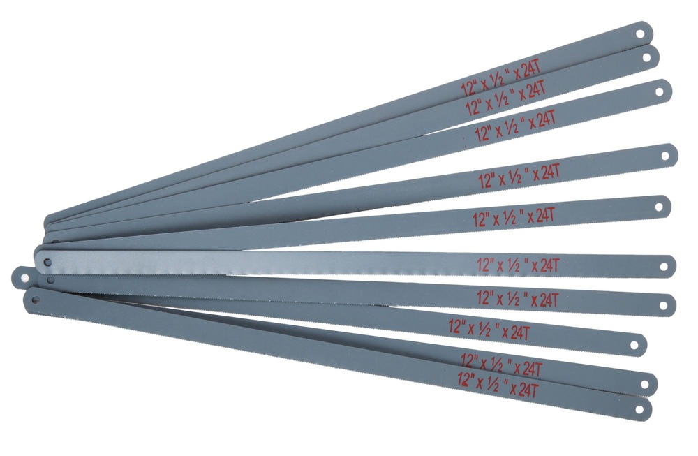 Jobmate 10Pc Carbon Steel Hacksaw Blade Set, 12in Canadian Tire