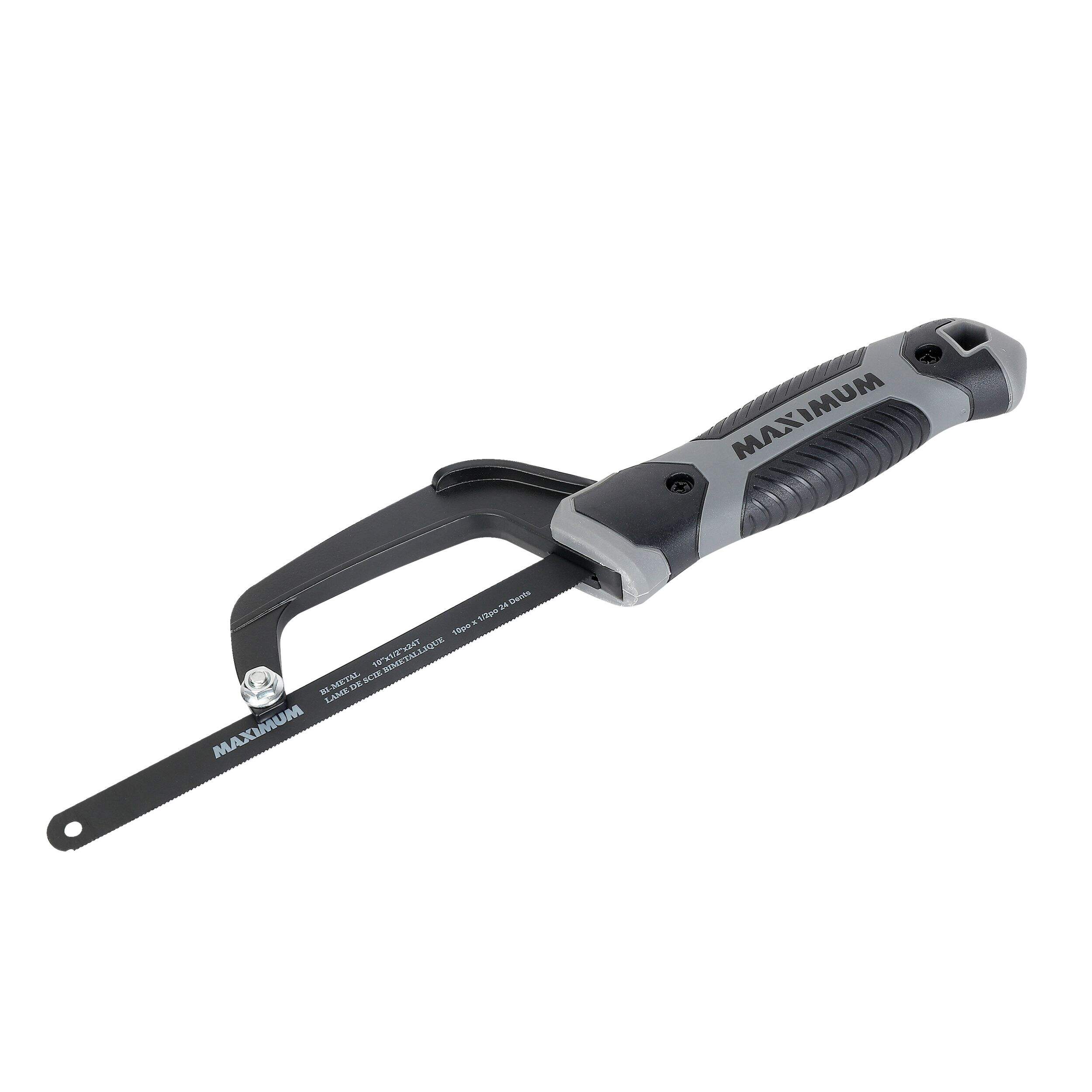 Mini scie à métaux bimétallique 24 d/po MAXIMUM, 10 po Front_Angled_Left