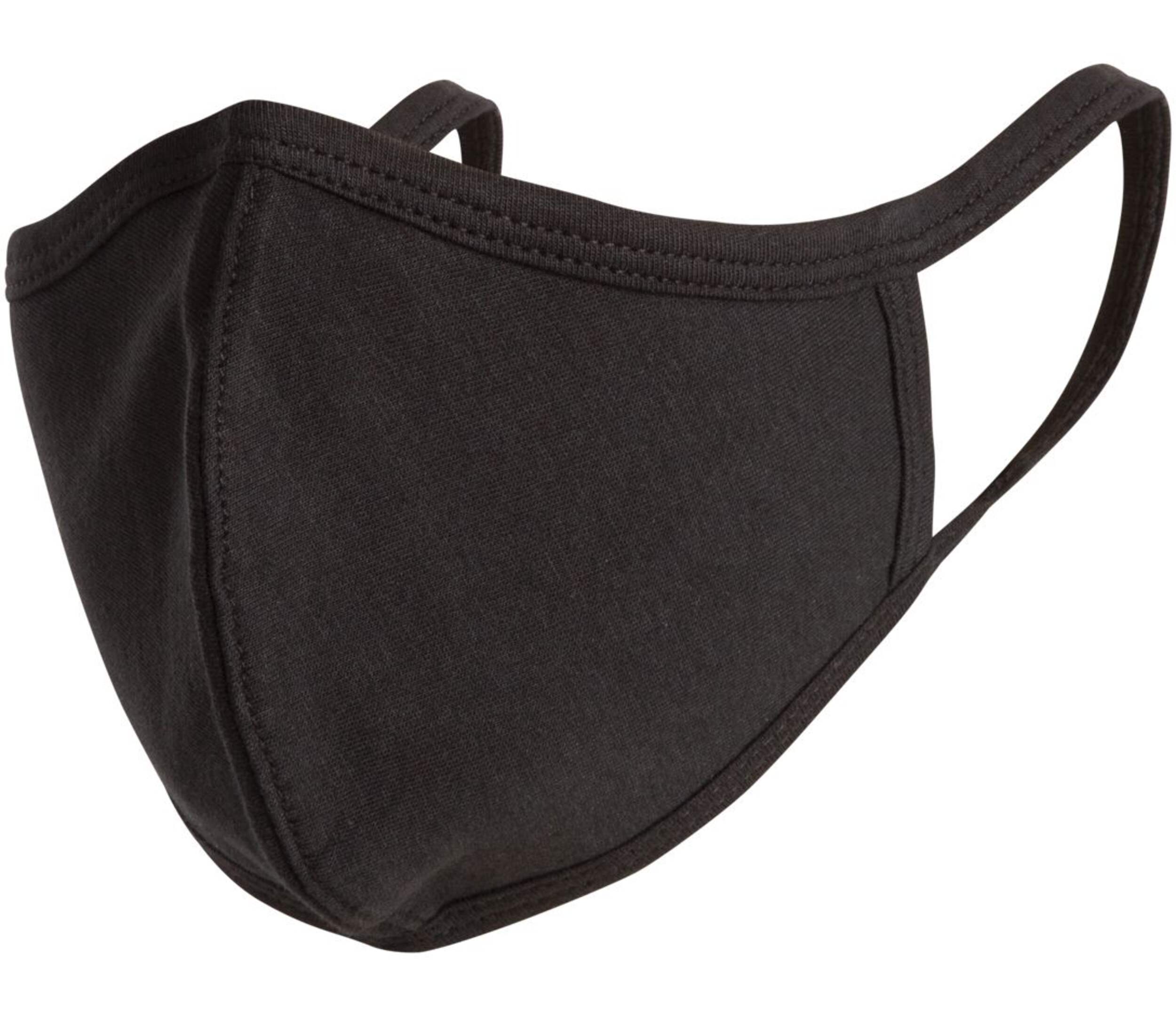 EXP 3-Layer Cotton Face Mask, Charcoal, Large/X-Large, 1-pk Front_Angled_Left